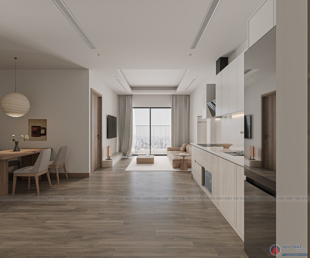 THIẾT KẾ NỘI THẤT CHUNG CƯ - Kiến Trúc Và Nội Thất Hùng Anh